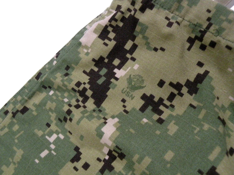 NWU Green nylon cotton Digital Camouflage NYCO ripstop fabric 1 to 10 yard remnants 66" 75 cents a pound