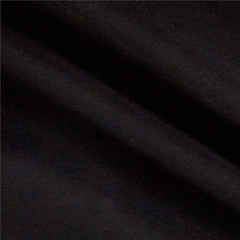 Black Polyester Gabardine "Gabadreme" Fine Line Twill Fabric 66 inch wide $1.25 a yard