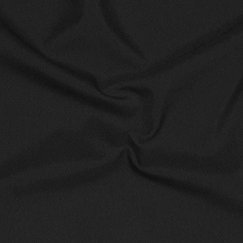 Black 75% Polyester 25% Worsted Wool Tropical Plain Weave Fabric 5.13 ounces/square yard $1.75 a yard