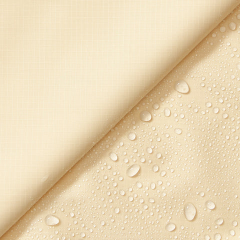 " Macadamia Nut" Honey Beige Color  70 Denier Nylon Ripstop Fabric DWR  Coated,  60"   50 cents a  yard