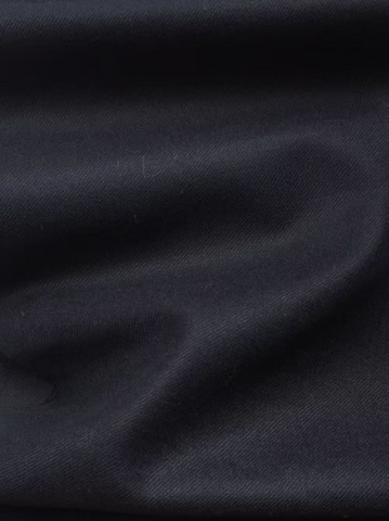 Navy Blue 55% Polyester 45% Worsted Wool Serge Twill Gabardine Fabric 7.31 ounces/square yard $1.50 a yard