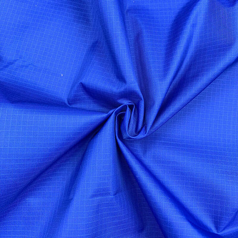 Royal Blue 70 Denier Nylon Ripstop Fabric DWR Coated, 60" $1.25 a yard