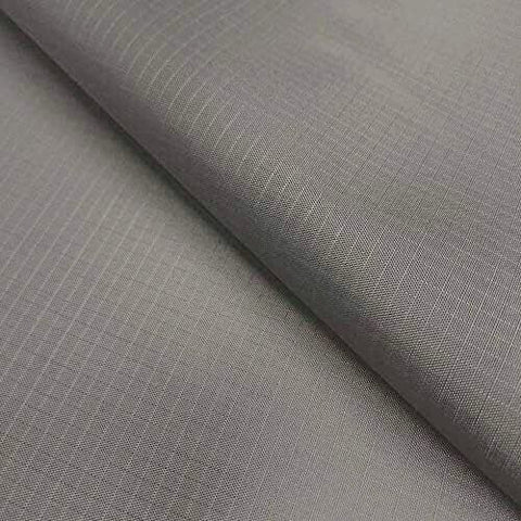 Urban Gray Urban Grey 40 Denier Nylon Ripstop Fabric, Durable Water Repellent 60"  49 cents a  yard