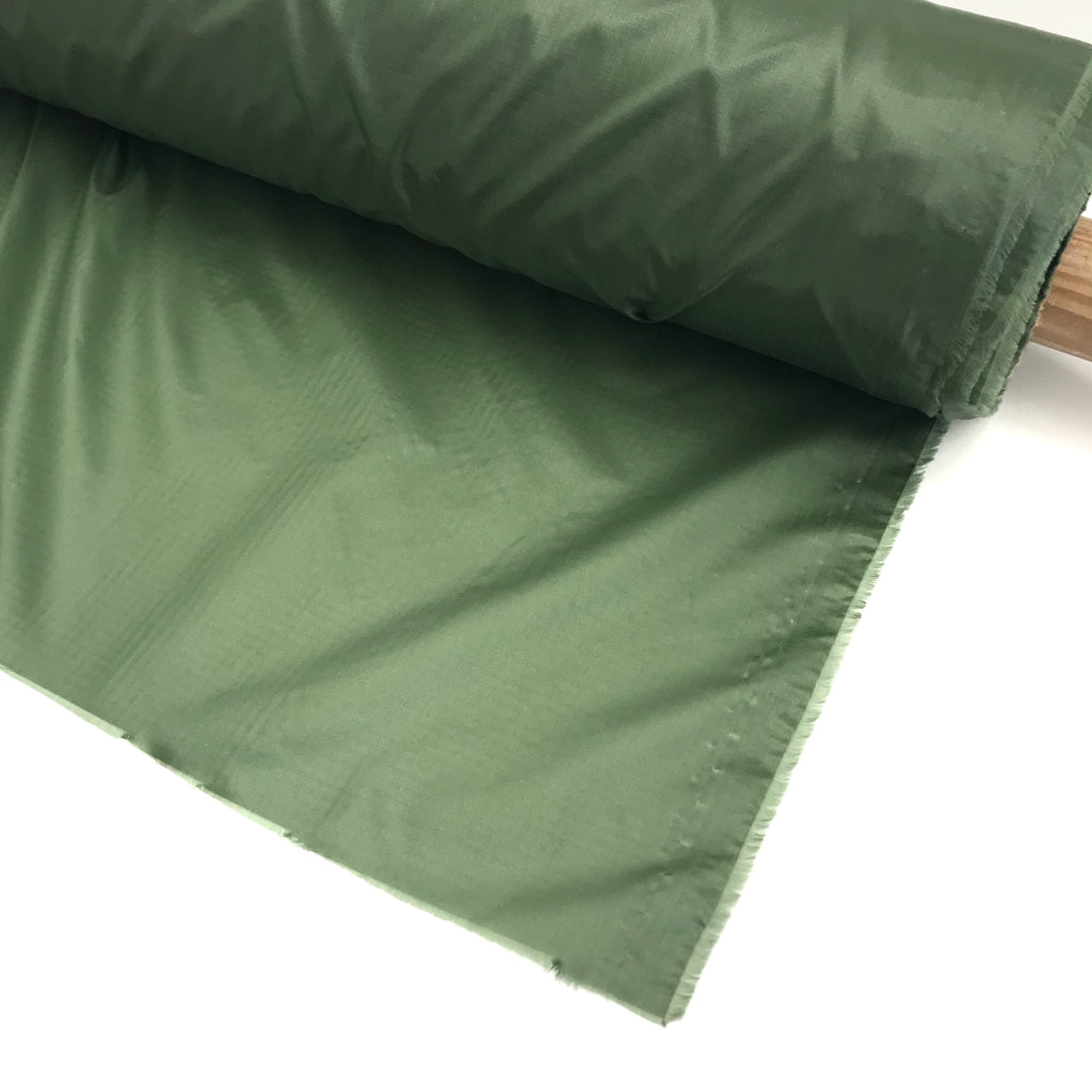 Woodland Green Solid Color 70 Denier Nylon Ripstop Fabric, 60" 39 cent