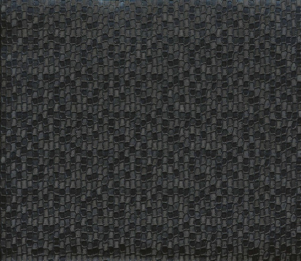 Blackened Chocolate Brown Color Faux Leather Vinyl "Bark Cloth" Upholstery, Seating and Chair Fabric, 70% PVC 30% Polyester, 54 inch, $1.50 a yard