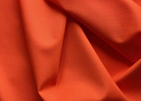 Bright Orange Fire Retardant 100% Worsted Wool Gabardine Welder's & Protective Fabric 19 ounces/linear  yard $2.50 a yard