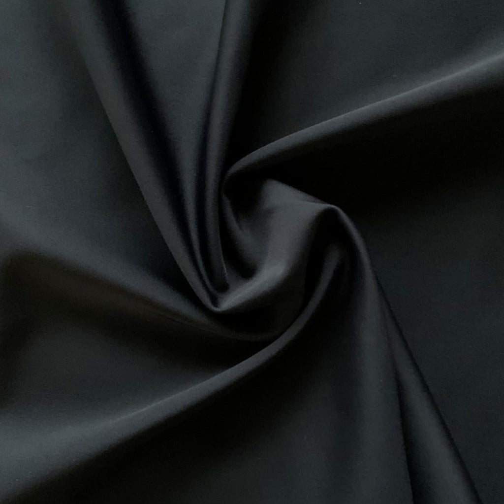 Black Textured Nylon Supplex (r) Fabric, DWR, 60 inches wide, 75 cents