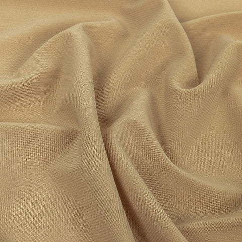 Desert Tan Stretch Textured Polyester Checkmate Poplin Fabric 60 inch wide $1.25 a yard