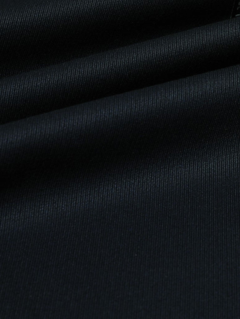 Dark Navy Blue Shade 451 55 Polyester 45 Worsted Wool Elastique Calv