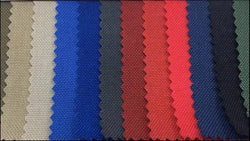 1,000 Denier Nylon Cordura Fabric Uncoated 60 inches wide Assorted Colors 85 cents a pound about 75 cents a yard.
