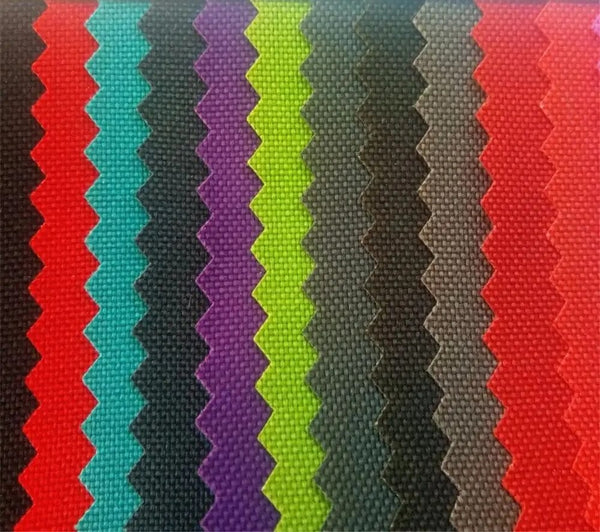 1,000 1000 Denier Nylon Cordura Fabric Durable Water Repellent Coated 60 inches wide Assorted Colors 75 cents a pound about 75 cents a yard.