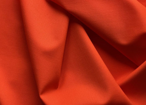 Bright Orange Fire Retardant 100% Worsted Wool Gabardine Welder's & Protective Fabric 17 ounces/linear  yard $2.50 a yard