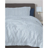 Blue and White Stripe Pattern Printed 100% Cotton  Decorative Fabric, Curtain, Bedspread, Drapery and Pillow  54 inch, 75 cents a yard
