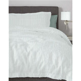 Green and White Stripe Pattern Printed 100% Cotton  Decorative Fabric, Curtain, Bedspread, Drapery and Pillow  54 inch, 75 cents a yard