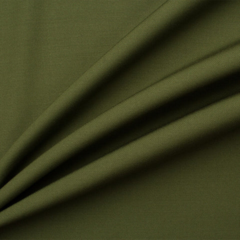 Army Green 55% Polyester 45% Worsted Wool Serge Gabardine Fabric 6.59 ounces/square yard  $1.50 a yard