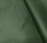 Forest  Green Dark Green 70 Denier Nylon Ripstop Fabric DWR Durable Water Repellent, Downproof, Calendered Coated,  72" 99 cents a yard