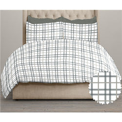 Black and Gold Grid Pattern on White  Printed 100%-Cotton  Decorative Fabric, Curtain, Bedspread, Drapery and Pillow  54 inch, 75 cents a yard