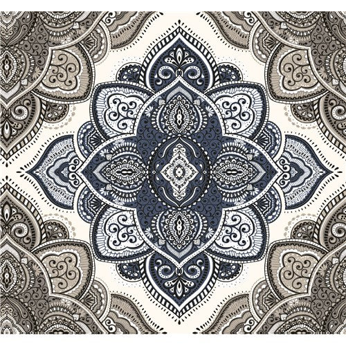 Fascination I Pattern Printed 100% -Cotton  Decorative Fabric, Curtain, Bedspread, Drapery and Pillow  54 inch, 75 cents a yard