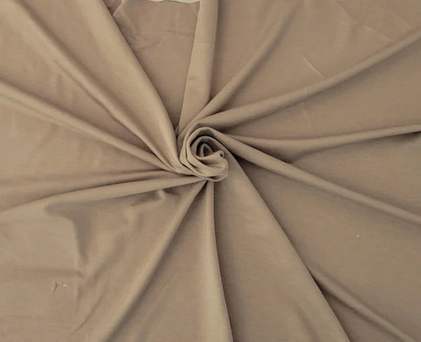 Khaki Nylon Lycra Woven Fabric 60 inch wide 25 cents a yard