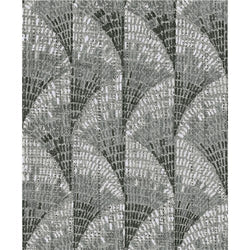 Grey and White Abstract Pattern Printed 100% -Cotton  Decorative Fabric, Curtain, Bedspread, Drapery and Pillow  54 inch, 75 cents a yard
