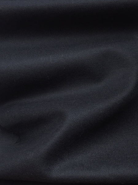 Dark Navy 100% Worsted Wool Elastique Twill Fabric 8.7 ounces/square yard $1.99 a yard