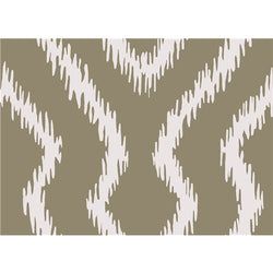 Taupe and White Flame Stitch Printed 100% -Cotton  Decorative Fabric, Curtain, Bedspread, Drapery and Pillow  54 inch, 75 cents a yard
