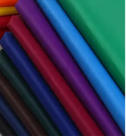 Nylon Taffeta Fabrics Water Repellent  60 inches wide Assorted Colors 75 cents a pound about  20 cents a yard.
