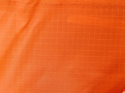 Orange 400 Denier Nylon Ripstop Pack Cloth Fabric, 60" wide, Coated $1.99  a yard