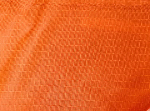 Orange 400 Denier Nylon Ripstop Pack Cloth Fabric, 60" wide, Coated $1.99  a yard
