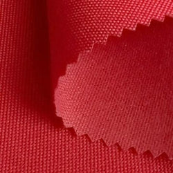 Red 500 Denier Nylon Cordura Fabrics DWR coated 60 inches wide $1.25 a pound about 80 cents a yard.