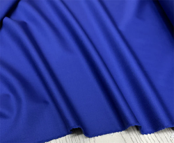 Royal Blue 75% Polyester 25% Worsted Wool Tropical Plain Weave Fabric 10 ounces/linear yard $1.50 a yard