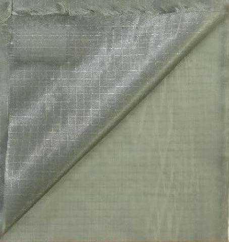 Silver Grey 40 Denier Nylon Ripstop Fabric, 60" 65 cents a pound, about 12 cents a yard