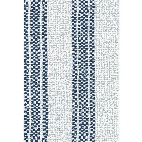 Blue and White Stripe Pattern Printed 100% Cotton  Decorative Fabric, Curtain, Bedspread, Drapery and Pillow  54 inch, 75 cents a yard