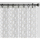 Pleasant Grey and Brown Abstract on White  Printed 100%-Cotton  Decorative Fabric, Curtain, Bedspread, Drapery and Pillow  54 inch, 75 cents a yard