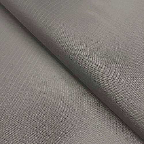 Urban Gray Urban Grey 40 Denier Nylon Ripstop Fabric, Durable Water Repellent uncoated breathable 60"  49 cents a  yard