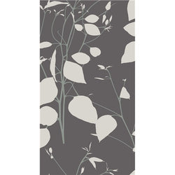 Exquisite Leaf Pattern with Grey Background Printed 100% Cotton  Decorative Fabric, Curtain, Bedspread, Drapery and Pillow  54 inch, 75 cents a yard