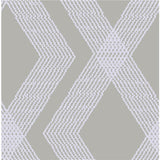 Grey and White Diagonal Pattern Printed 100% Cotton  Decorative Fabric, Curtain, Bedspread, Drapery and Pillow  54 inch, 75 cents a yard