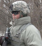 Urban Grey Warfighter Fabric  Generation III Level 7 Extreme Cold Weather System ECWS 70 Denier Nylon Fabric  Durable Water Repellent,  60" $1.25 yard