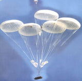 White PIA-C-44378E Type 4 30 Denier Nylon Ripstop Parachute Fabric 1.2 oz. Low Permeability 66″ $1.99 a yard