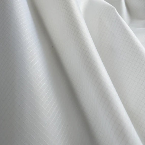 White 250 Denier Polyester Ripstop Fabric Interlining Fabric, Mil Spec A-A-50135 60" 79 cents a  yard