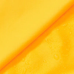 Yellow 400 Denier Nylon Pack Cloth Fabrics Durable Water Repellent coated 60 inches wide 79 cents a pound about 50 cents  a yard.