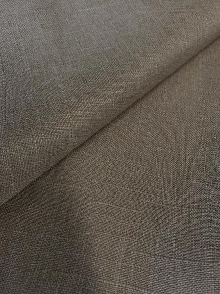 Brown Color Cotton & Polyester Linen Weave Fabric Decorative, Drapery, Curtain and Pillow  48 inch, 50 cents a yard