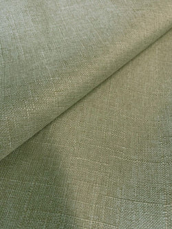 Leaf Green Linen Weave Fabric Cotton and Polyester, Decorative, Drapery,Curtain and Pillow 48 inch, 50 cents a yard
