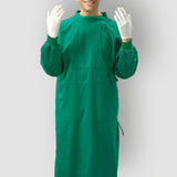 Eyerest Green Maxima Medical AT Barrier Fabric 60 inches wide 100% Air Textured Polyester 1% Carbon Fiber $1.50 a yard