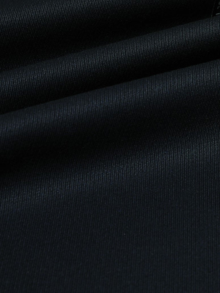 Dark Navy Blue Shade 451 55% Polyester 45% Worsted Wool Elastique Calv ...