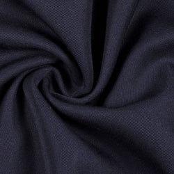Dark Navy Pure Worsted Wool Gabardine Fine Line Twill Fabric $13.99 a yard