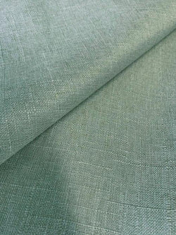 Seafoam Color Slub Linen Fabric  Cotton and Polyester, Decorative, Drapery, Curtain and Pillow Fabric 48 inch, 50 to 65 cents a yard