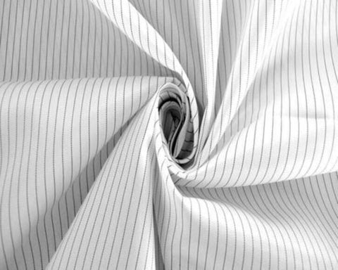 White Omega Medical Barrier Fabric 62 inches wide 99% Polyester 1% Carbon Fiber $1.50 a yard