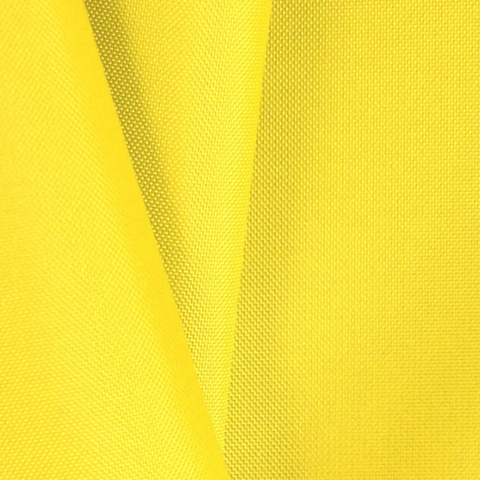 Yellow 200 Denier Nylon Oxford Fabric, Durable Water Repellent.   Fire retardant  60" $1.25 a yard